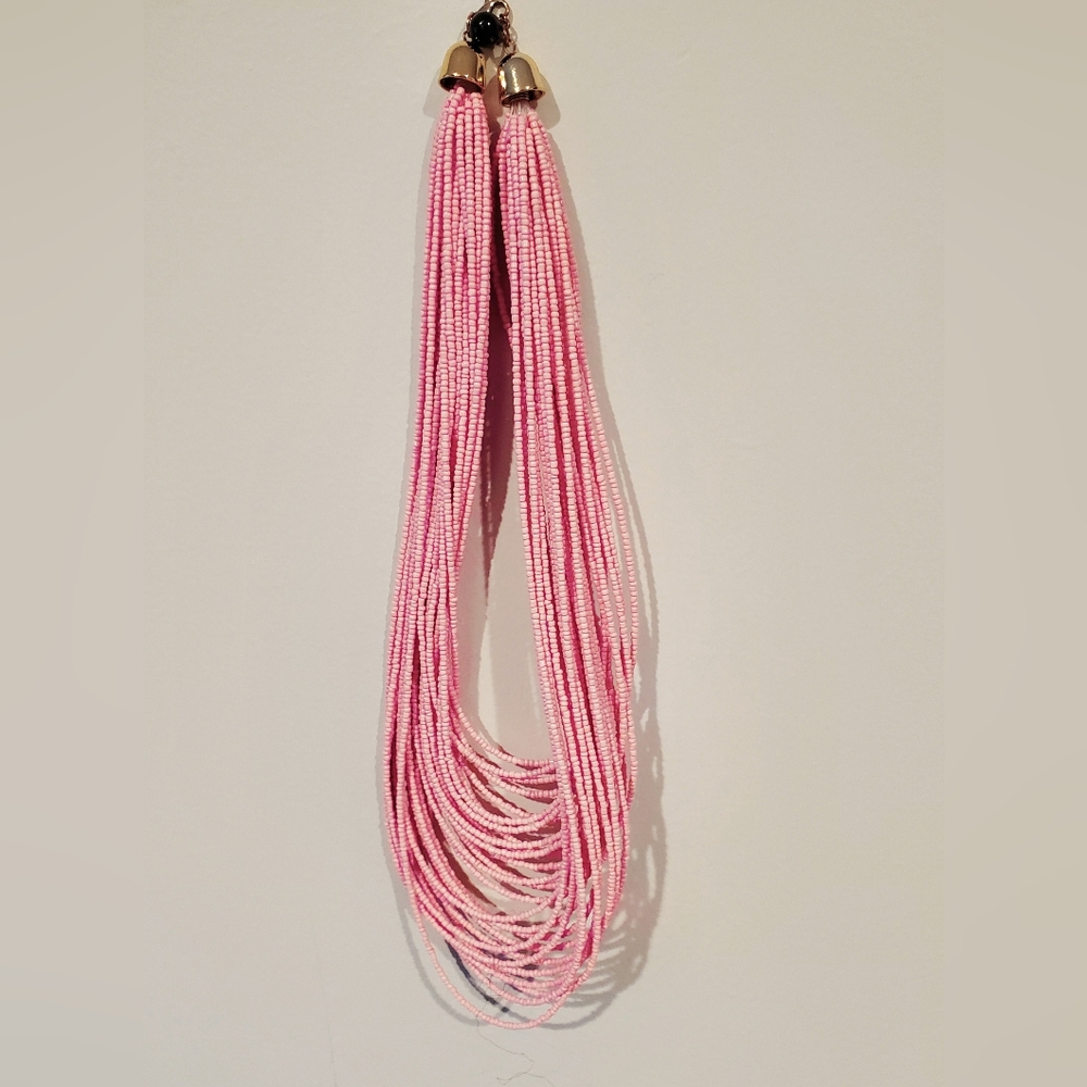 Pink Beaded Necklace
